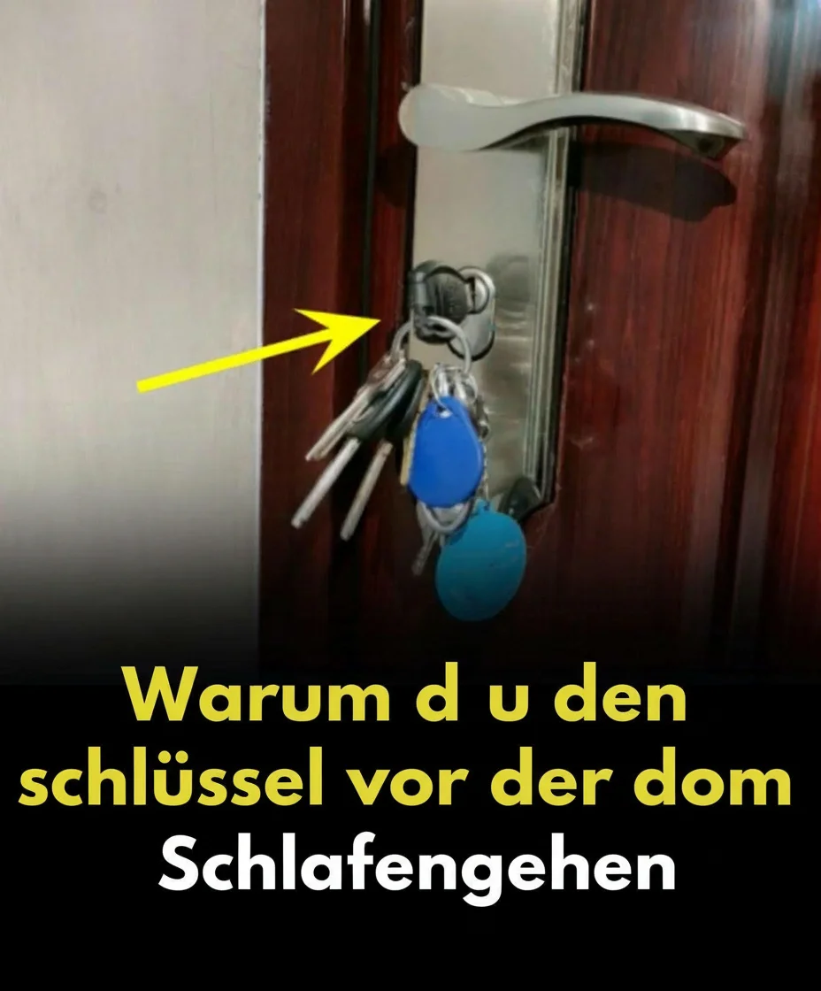 Warum Sie den Schlüssel vor dem Schlafengehen in der Tür stecken lassen sollten